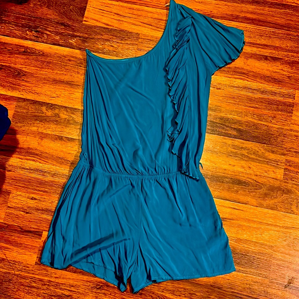 One shoulder romper, worn once